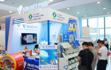 Tôn Việt Pháp ghi dấu ấn tại Viet Industry 2025 – Khẳng định tầm nhìn công nghiệp hiện đại và bền vững